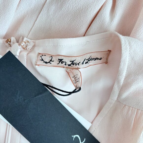 For Love & Lemons Emelia Romper in Dusty Pink - Picture 11 of 11